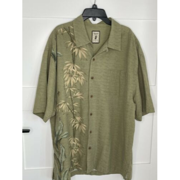 Other - Jamaica Jaxx Hawaiian Silk Short Sleeve Casual Button Up Shirt Mens Size XL